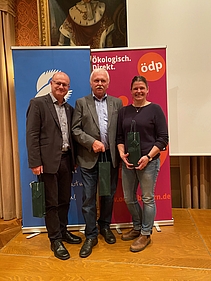 Die drei Referenten des Abends: Josef Schmid, Norbert Schäffer und Agnes Becker Die drei Referenten des Abends: Josef Schmid, Norbert Schäffer und Agnes Becker